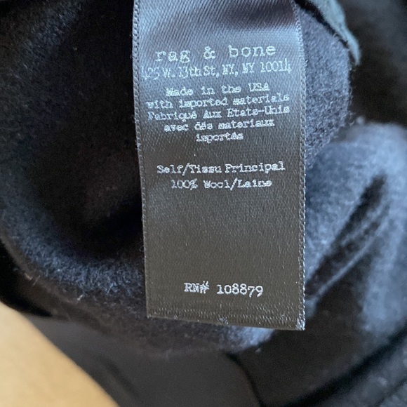 Rag & Bone Polly Crop Wool Pants, Size 2 - Picture 9 of 10